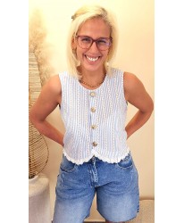 Haut Marinière Élégance - Flora