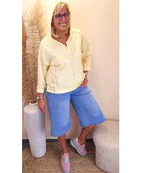 Sweat Viscose Jaune Pastel - Lana