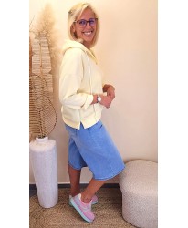 Sweat Viscose Jaune Pastel - Lana