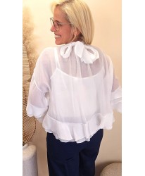 Blouse Élégance Voilée - Ines