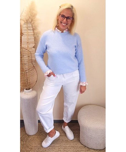 Jeans Ballon Blanc - Anouk