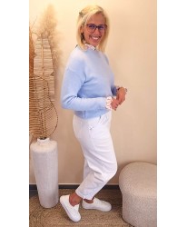 Jeans Ballon Blanc - Anouk