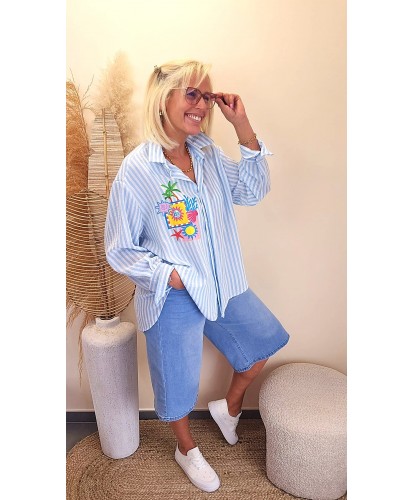 Chemise Good Vibes Riviera...