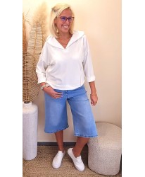 Sweat Viscose Nuage Blanc - Lana
