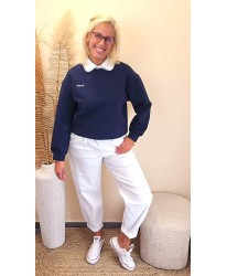 Jeans Ballon Blanc - Anouk