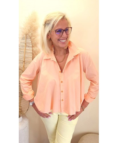 Chemise Oversize “Corail” – Sasha