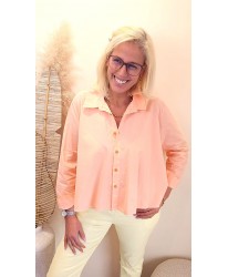 Chemise Oversize “Corail” – Sasha