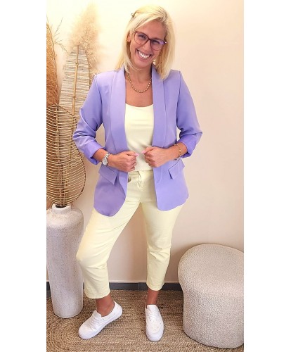 Blazer "Élégance Parme" - Ava
