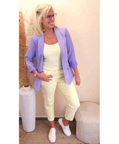 Blazer "Élégance Parme" - Ava