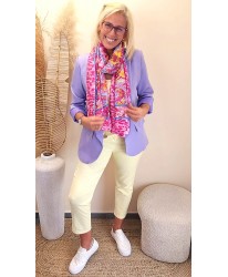 Foulard Soie “Pink Riviera”