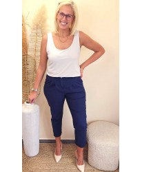 Pantalon Chino Bleu Marine - Alix
