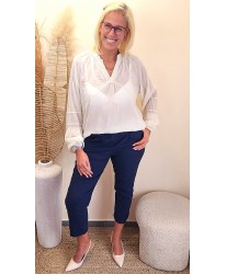 Blouse Beige Bohème - Faustine