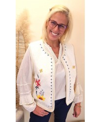 Blouse Beige Bohème - Faustine