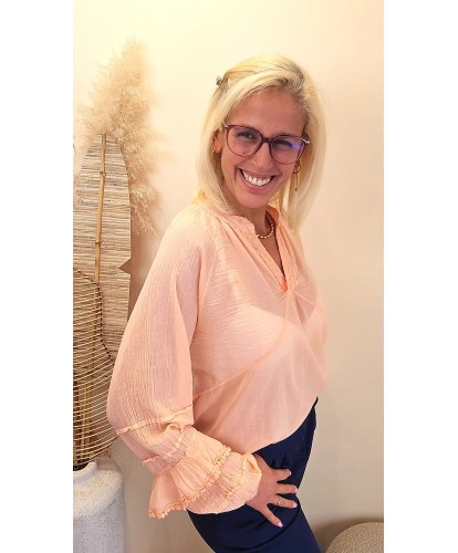 Blouse Pêche Douce - Faustine