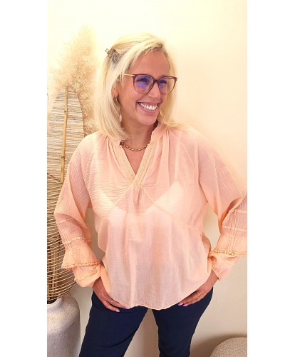 Blouse Pêche Douce - Faustine