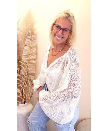 Blouse Bohème en Dentelle - Margot