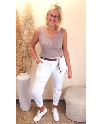 Débardeur “Taupe Clair” – Capucine