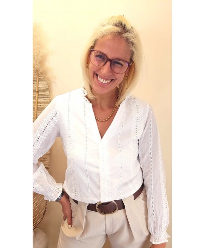 Chemise "White Romance" - Astrid