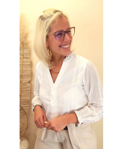 Chemise "White Romance" - Astrid