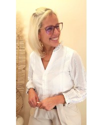 Chemise "White Romance" - Astrid