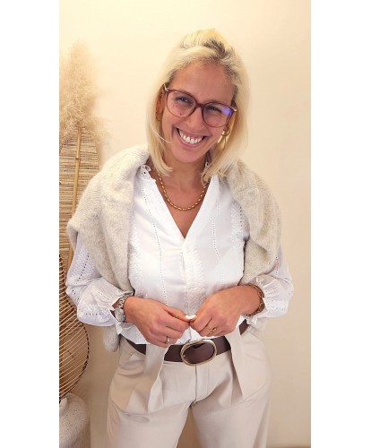 Chemise "White Romance" - Astrid