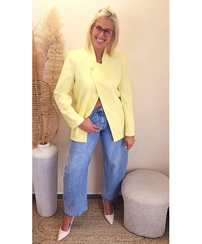 Blazer Soleil Coupe Asymétrique - Lily