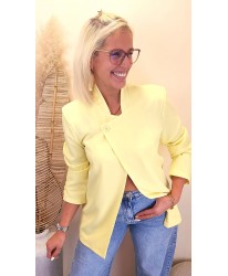 Blazer Soleil Coupe Asymétrique - Lily