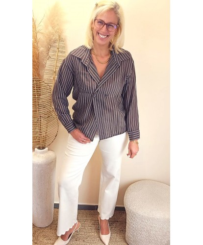 Chemise Chocolat Classique...