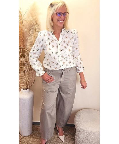 Pantalon Barrel Taupe - Oceane