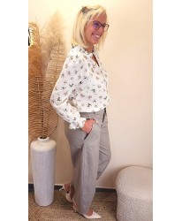 Pantalon Barrel Taupe - Oceane