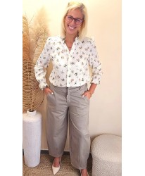 Pantalon Barrel Taupe - Oceane