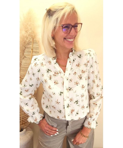 Blouse Fleurie Romantique - Maia