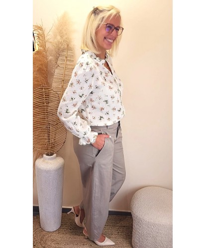 Blouse Fleurie Romantique - Maia