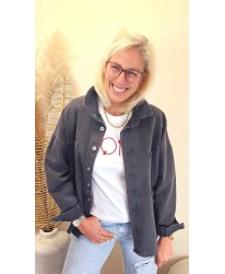 Veste Denim "Lips" - Manel