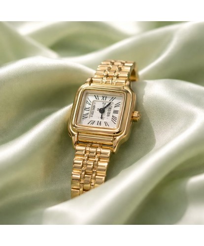 Montre Acier “Élégance Dorée”