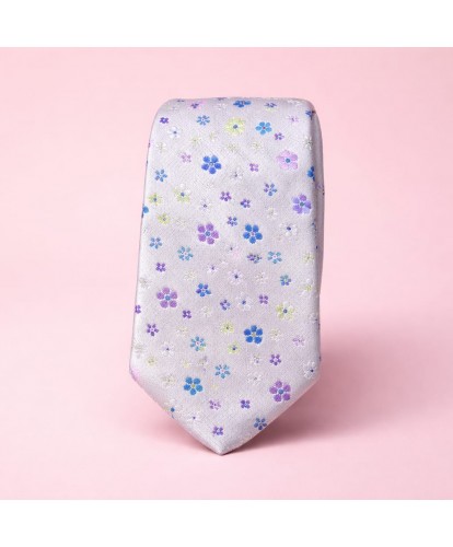Cravate Blue Bloom