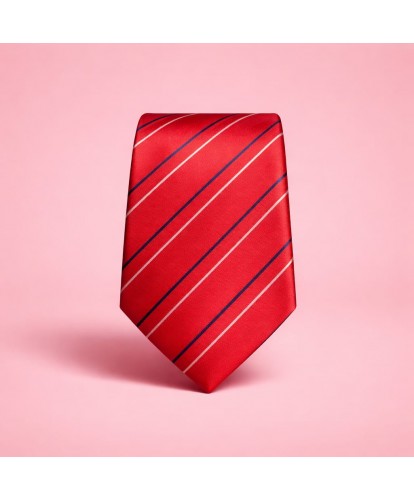 Cravate “Rouge Signature”