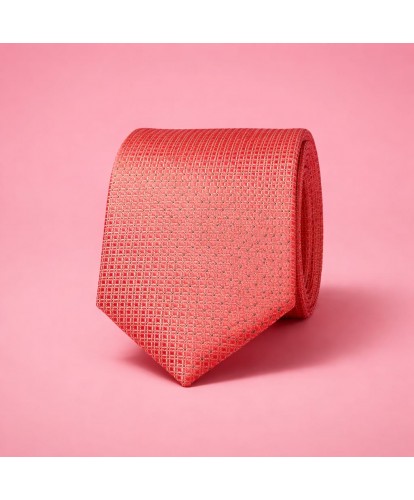 Cravate “Texture Chic Orange”