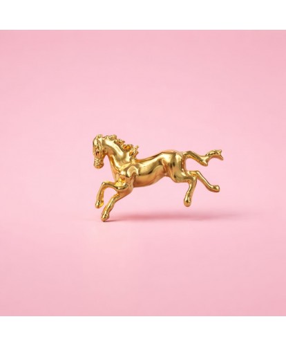 Broche Acier “Cheval Majestueux”
