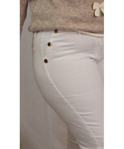 Jeans Mom Blanc - Jana