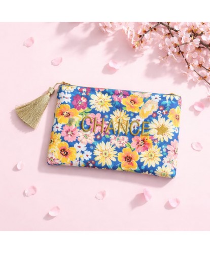 Pochette fleurie colorée...