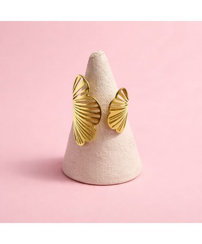 Bague Acier Ajustable Ailes