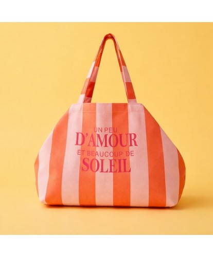 Sac Cabas Rayures “Amour &...