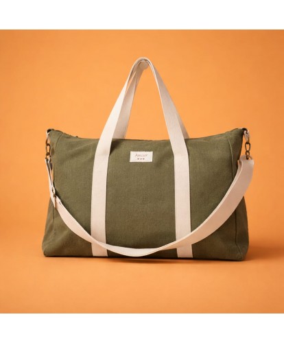 Sac Week-End Kaki “Amour”