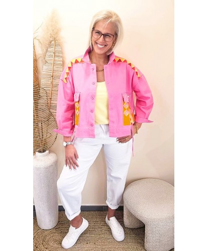 Veste Sunset Brodée India - Clara