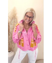 Veste Sunset Brodée India - Clara