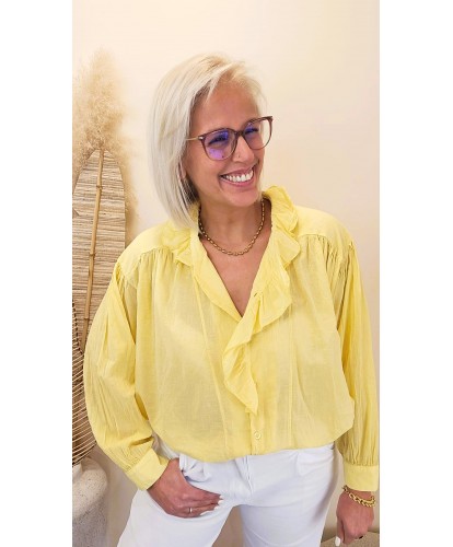 Chemise Volantée Lemon Glow...
