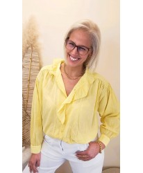 Chemise Volantée Lemon Glow - Anais