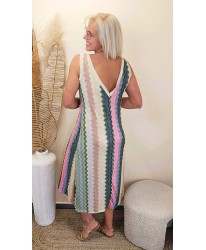 Robe Lurex Riviera Soft Green - Victoire