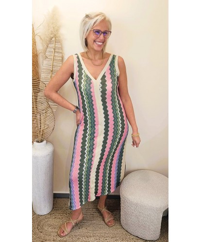 Robe Lurex Riviera Soft Green - Victoire